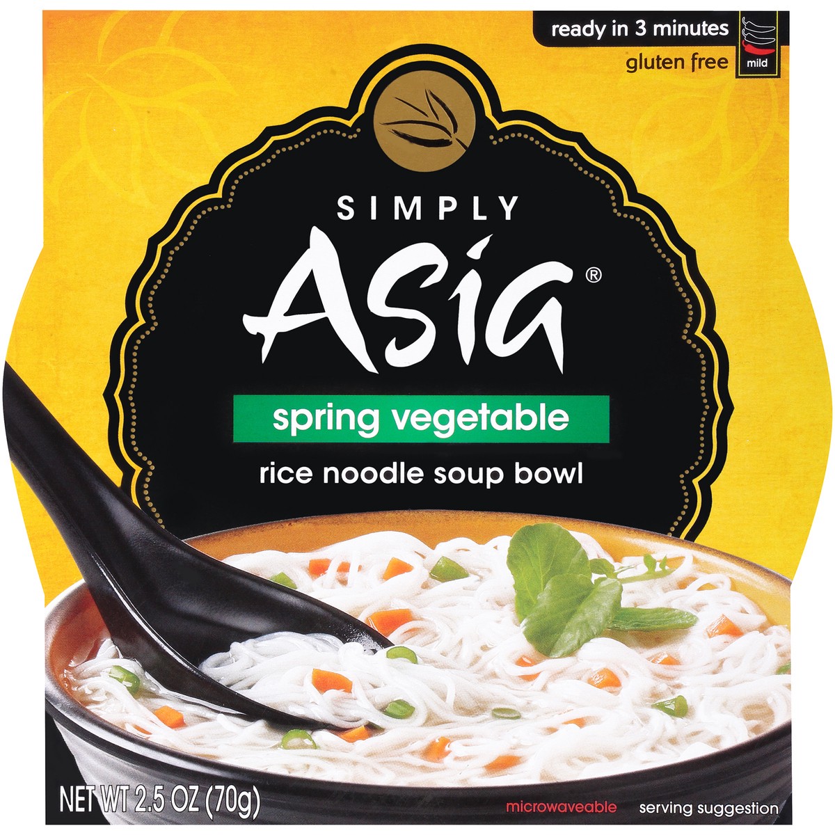 slide 1 of 8, Simply Asia Spring Vegetable Rice Noodle Soup Bowl, 2.5 oz, 2.5 oz