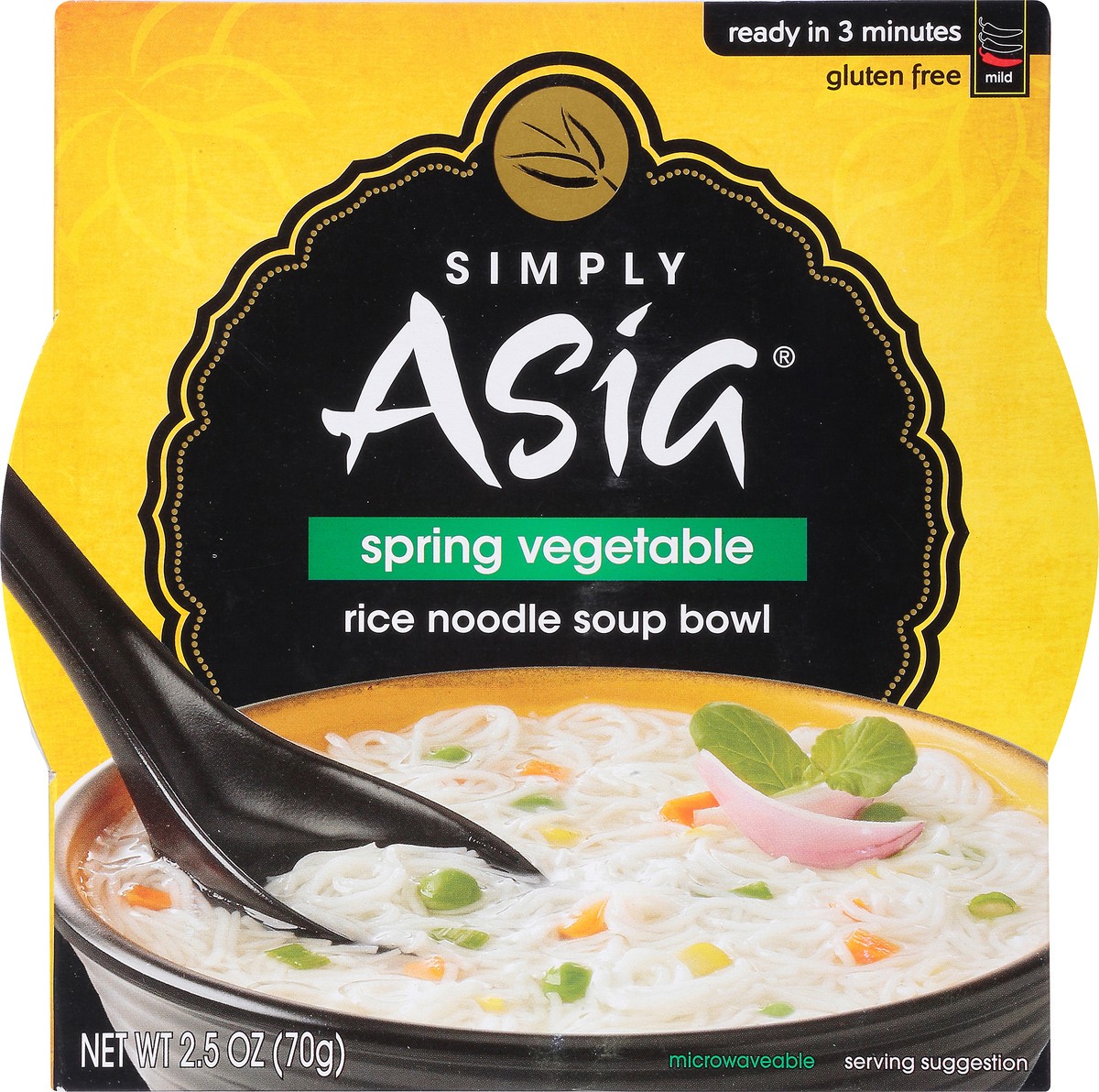 slide 6 of 8, Simply Asia Spring Vegetable Rice Noodle Soup Bowl, 2.5 oz, 2.5 oz