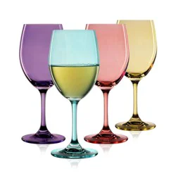 True Reserve Color Stemmed Wine Glasses
