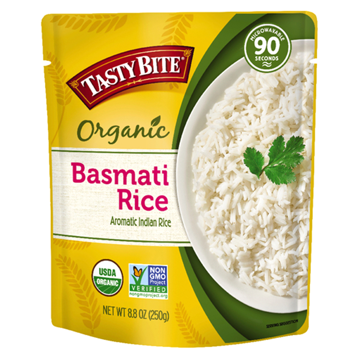 slide 1 of 9, Tasty Bite Basmati Rice Ready To Eat Organic, 8.8 oz