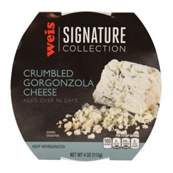 Weis Signature Collection Crumbled Gorgonzola Cheese