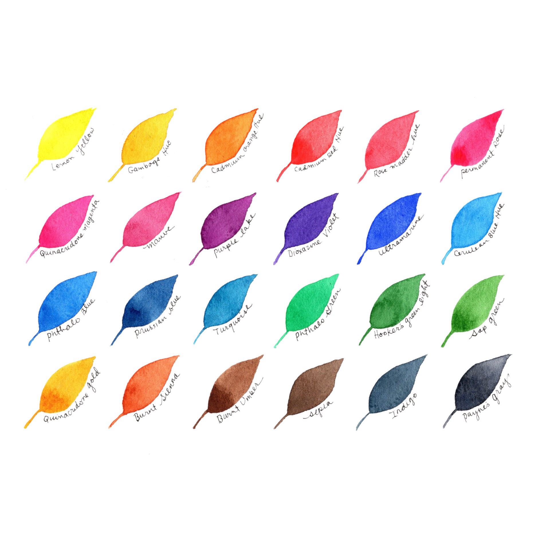 slide 6 of 7, Yasutomo Niji Artist Watercolors Studio Set, includes 24 assorted colors