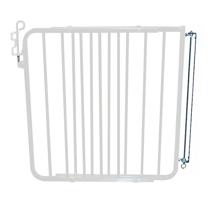 slide 1 of 4, Cardinal Gates Aluminum Auto-Lock Gate - White, 1 ct