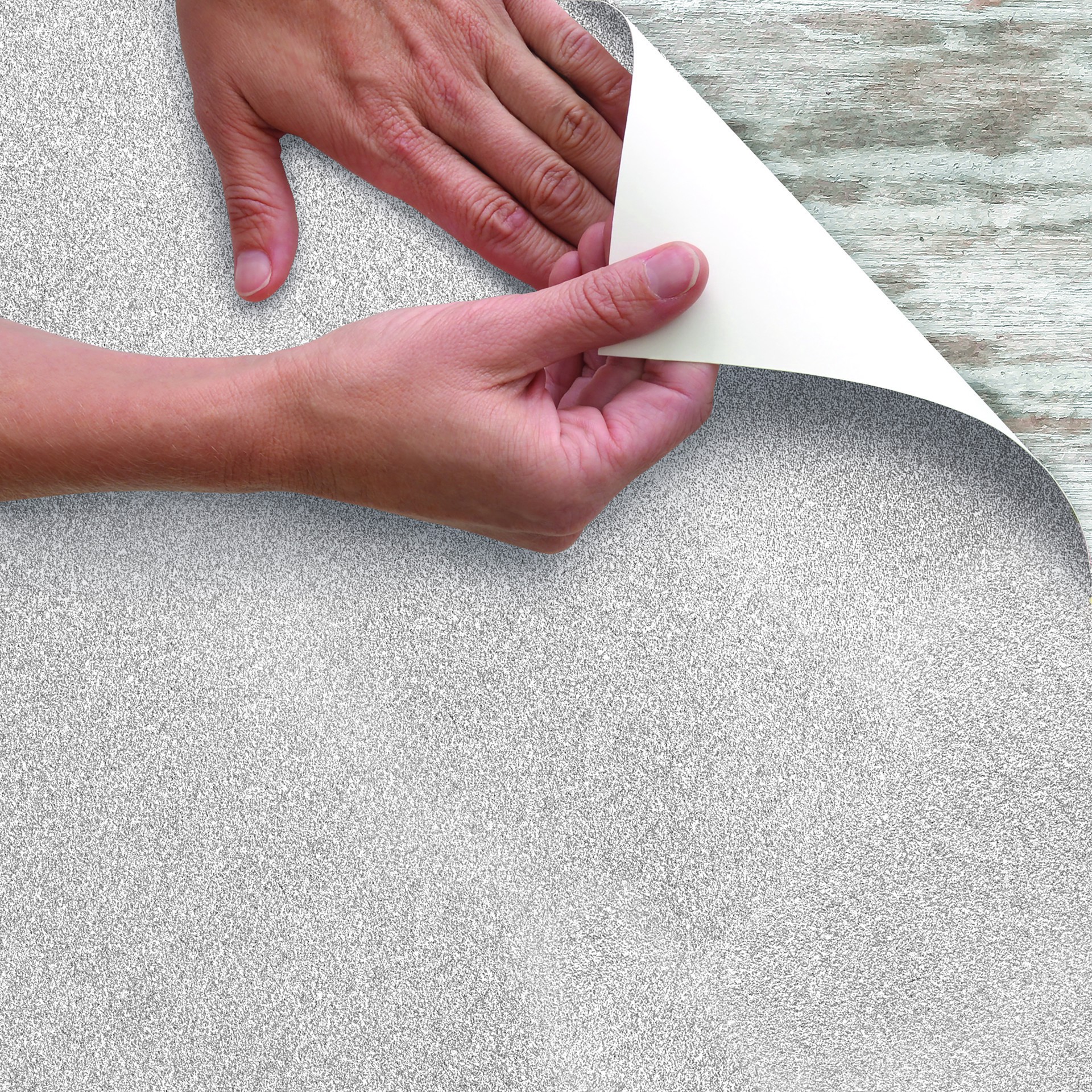 slide 3 of 4, Con-Tact 18" X 6ft. Glitter Fx Silver Peel N Stick Covering, 18 in x 6 ft