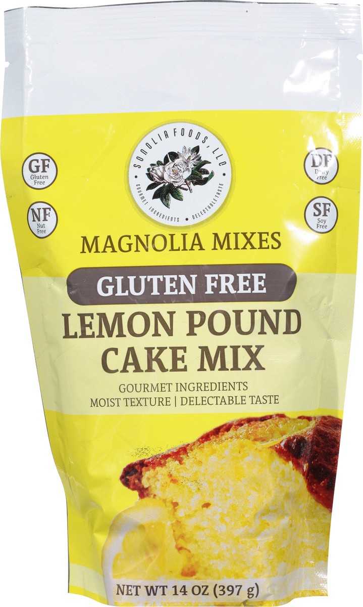 slide 4 of 9, Magnolia Mixes Gluten Free Lemon Pound Cake Mix 14 oz, 14 oz