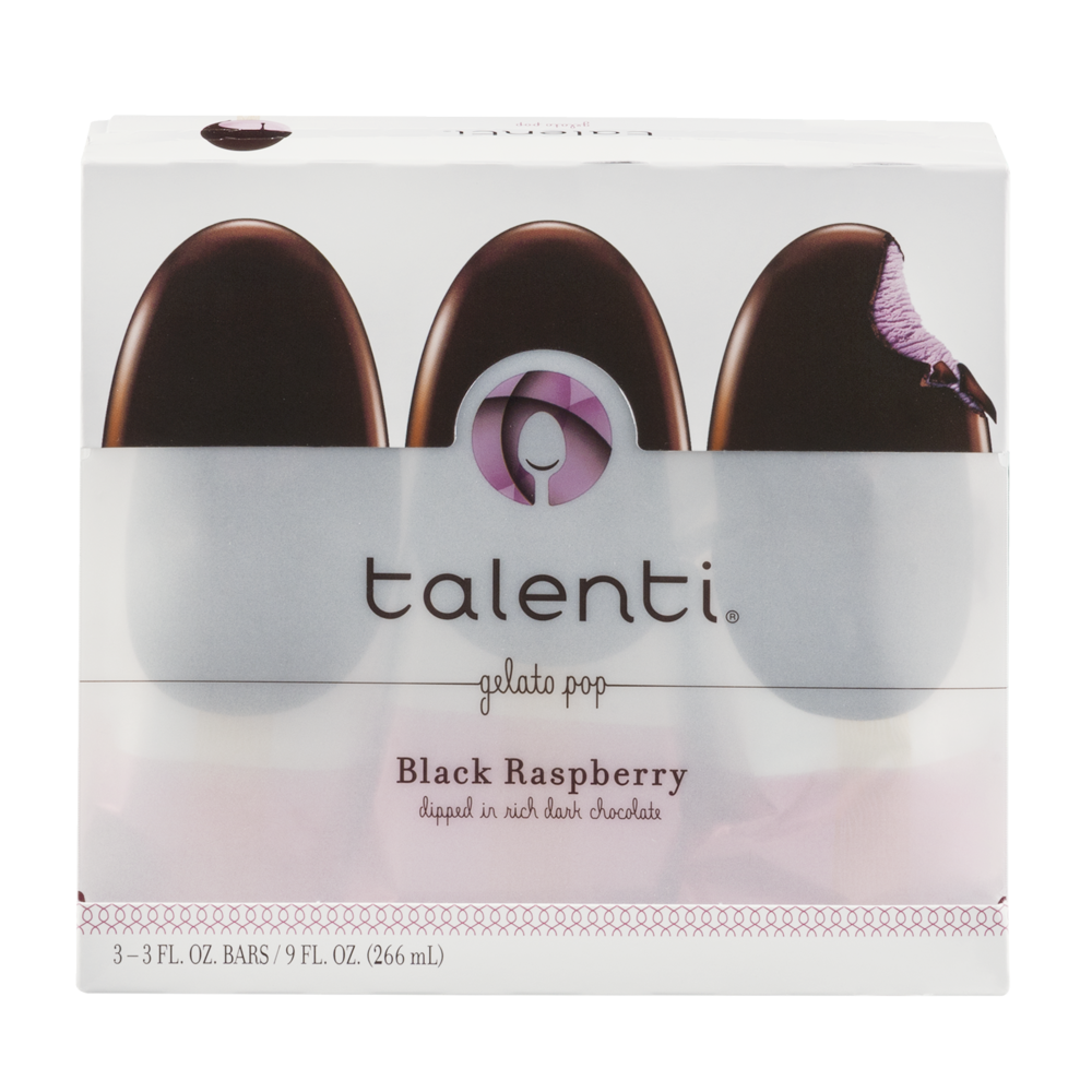 slide 1 of 1, Talenti Gelato Pop Raspberry Chocolate, 9 oz