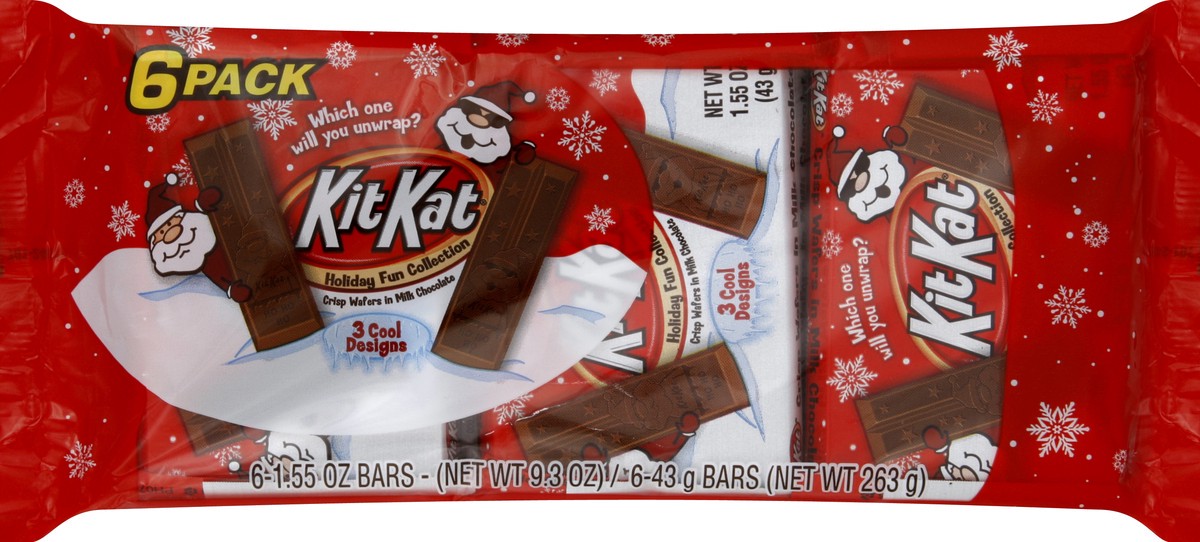 slide 1 of 5, KIT KAT Candy Bars 6 ea, 6 ct