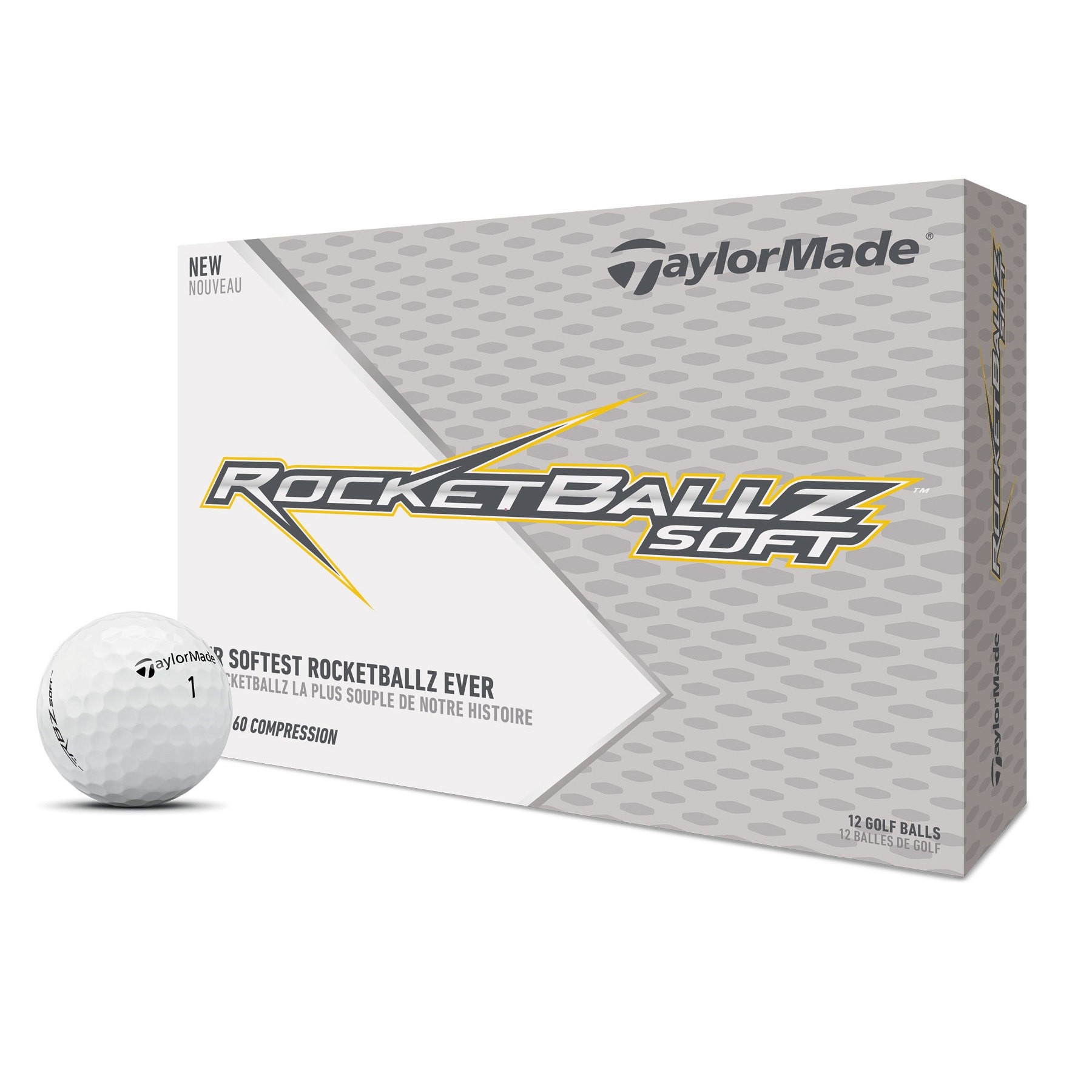 slide 1 of 1, TaylorMade RocketBallz Soft Golf Balls, 12 ct