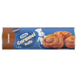 Pillsbury Flaky Caramel Rolls, Refrigerated Canned Pastry Dough, 8 Ct, 13.9 oz