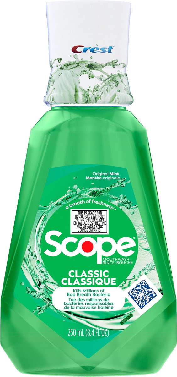 slide 2 of 8, Crest Scope Classic Mouthwash, 8.4 fl oz