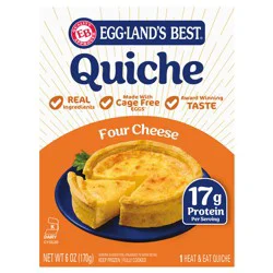 Eggland's Best Four Cheese Quiche 1 Each