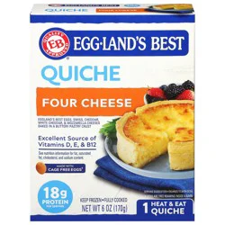 Eggland's Best Four Cheese Quiche 1 Each