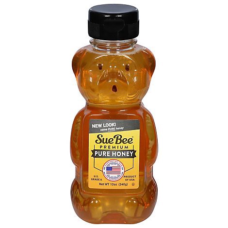 slide 1 of 1, Suebee Honey Premium Clover - 12 Oz, 12 oz