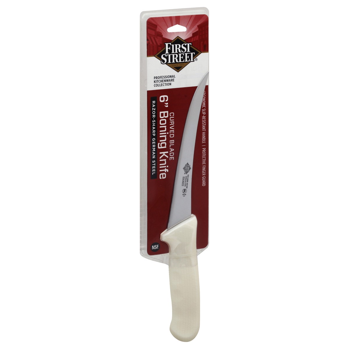 slide 2 of 8, First Street Boning Knife Curved Blade, 1 ct