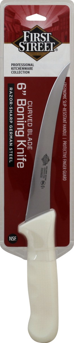 slide 7 of 8, First Street Boning Knife Curved Blade, 1 ct