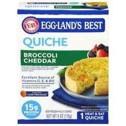 Eggland's Best Broccoli Cheddar Quiche 1 Each