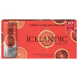 Icelandic Glacial Torocco Blood Orange Spring Water 10 - 330 ml Cans