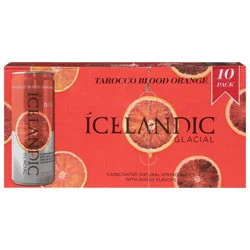 Icelandic Glacial Torocco Blood Orange Spring Water - 10 x 330 ml Cans