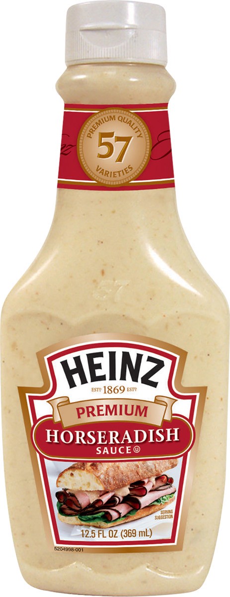 slide 2 of 2, Heinz Premium Horseradish Sauce, 12.5 fl oz