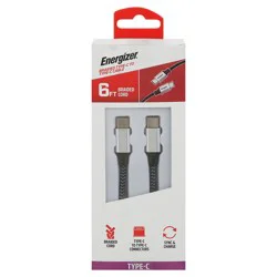 Energizer 6 Feet Braided Cord Type-C Cable 1 ea