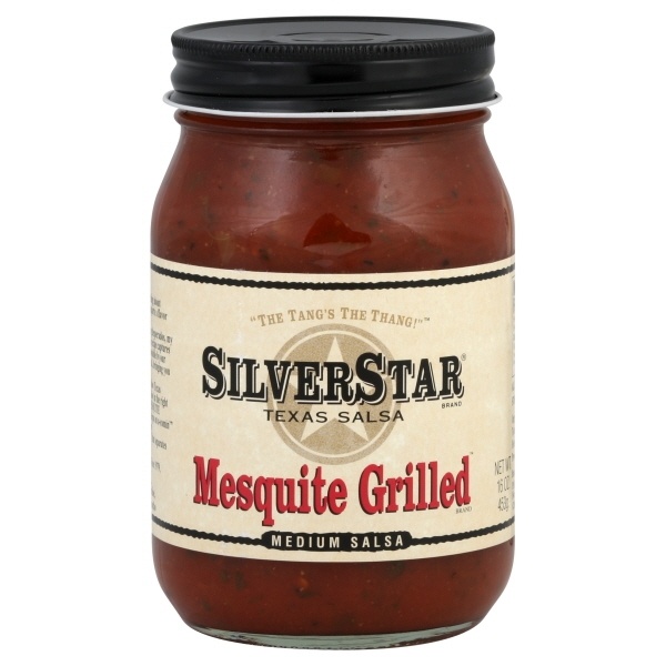 slide 1 of 1, Silver Star Mesquite Grilled Medium Salsa, 16 oz