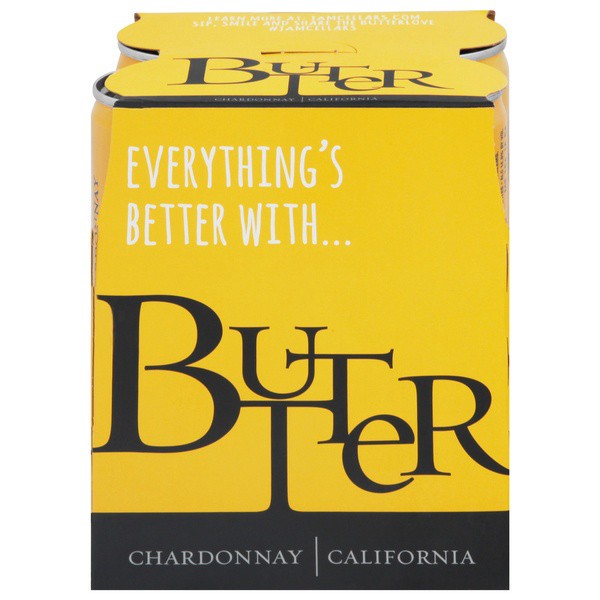 slide 1 of 1, JaM Cellars Butter Chardonnay 4 Pack 250 mL Cans, 4 ct; 250 ml