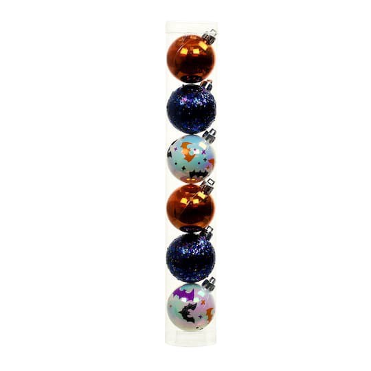 slide 1 of 3, 1.75" Multicolor Mixed Halloween Ornaments, 6ct. By Ashland, 6 ct