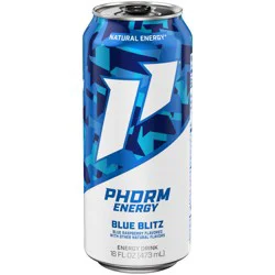 Phorm Energy Blue Blitz Energy Drink 16 fl oz
