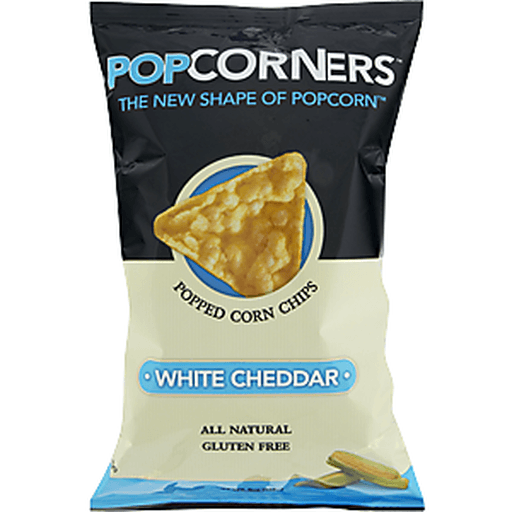 slide 4 of 9, PopCorners White Cheddar Flavored Popped-Corn Snack 5 oz, 5 oz