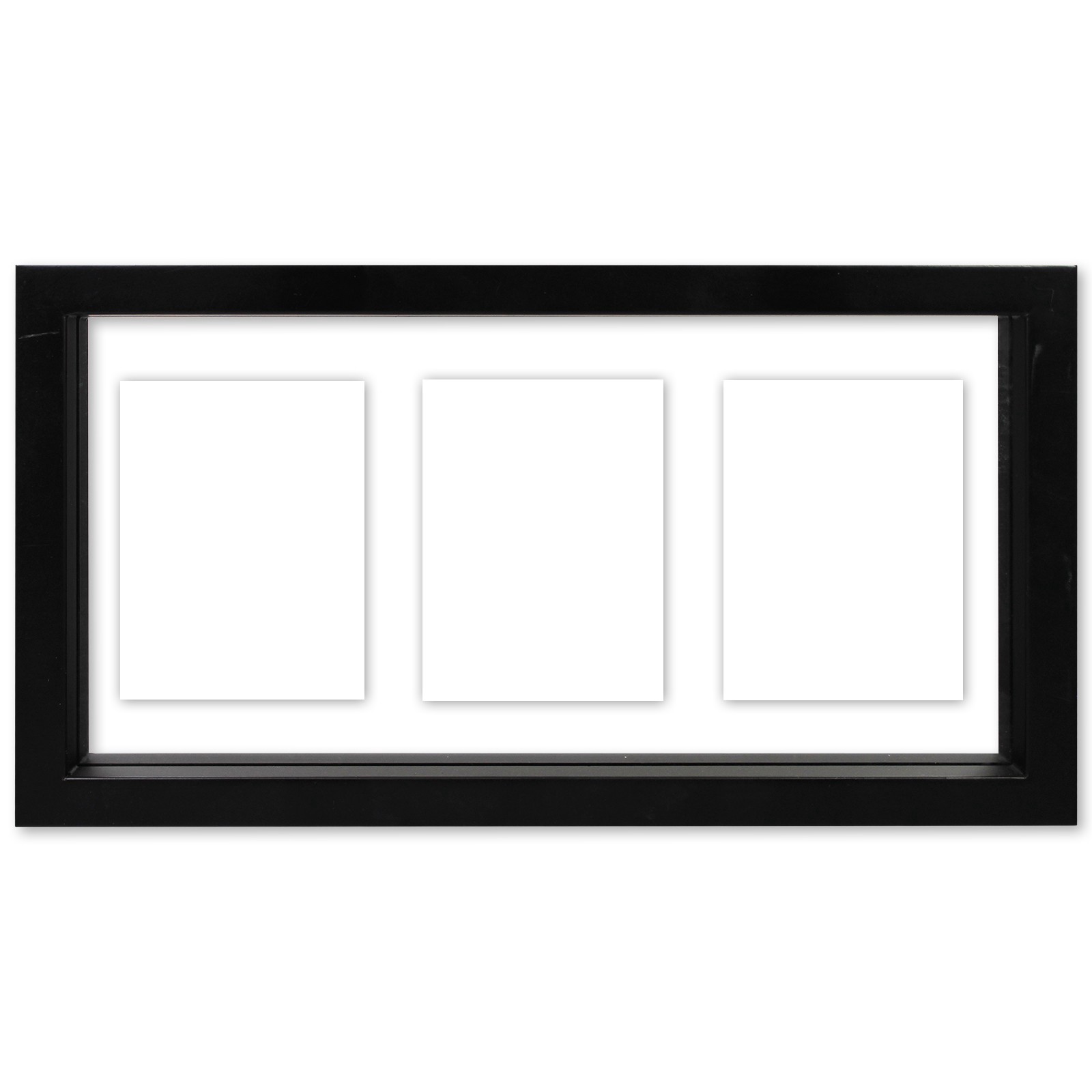 slide 5 of 5, Expressions 6" X 12" Black Float Frame By Studio Decor, 6 in x 12 in