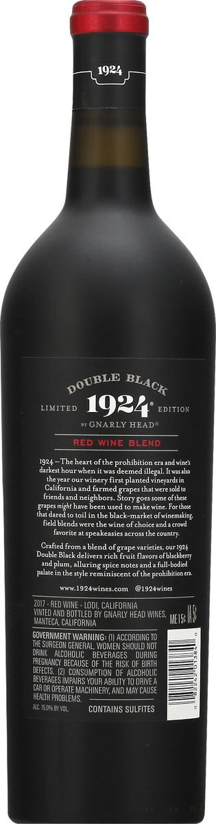 slide 5 of 9, 1924 Red Wine Blend, 750 ml