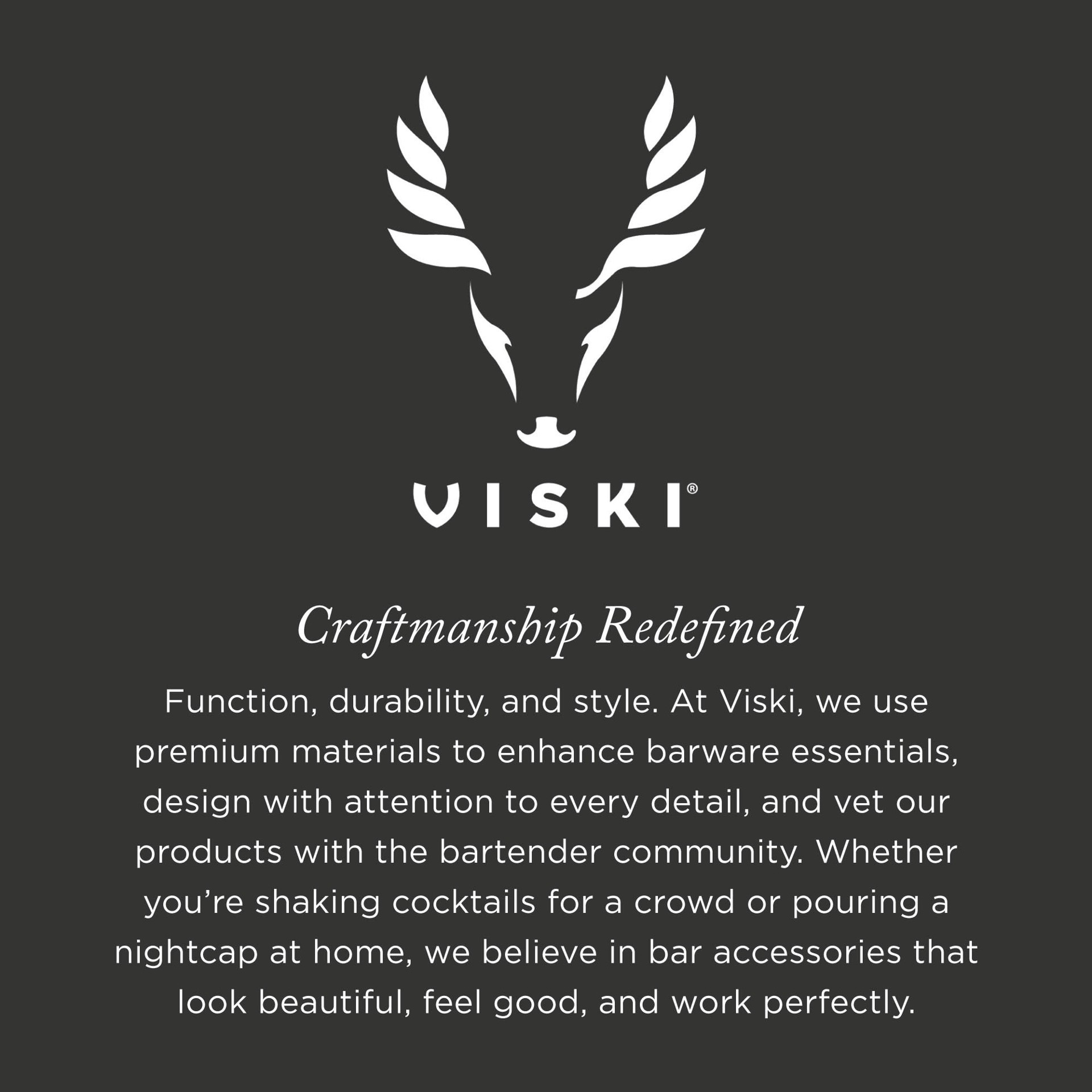 slide 2 of 5, Viski Heavyweight Cocktail Shaker 1 ea, 1 ct