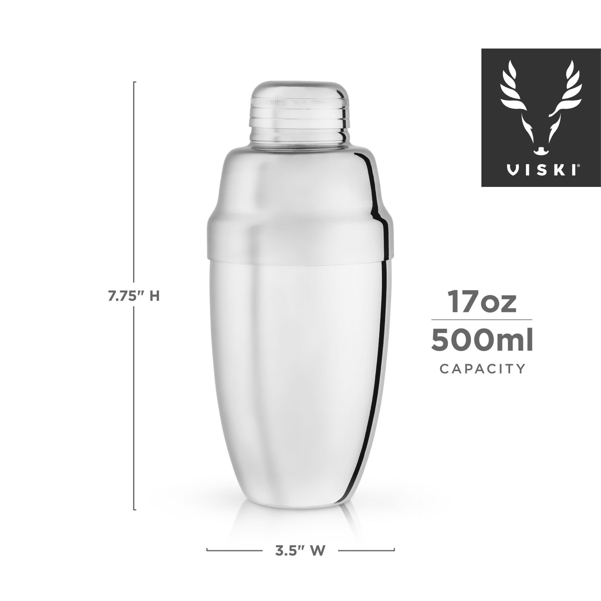 slide 4 of 5, Viski Heavyweight Cocktail Shaker 1 ea, 1 ct