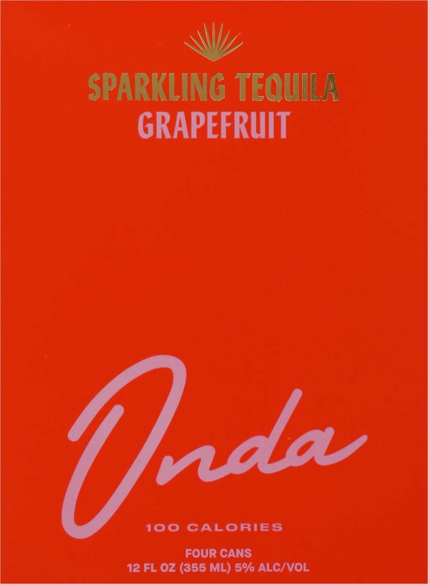 slide 7 of 9, Onda Grapefruit Tequila Hard Seltzer, 48 fl oz