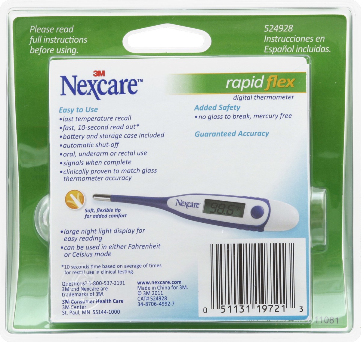 slide 6 of 6, Nexcare Digital Thermometer 1 ea, 1 ct