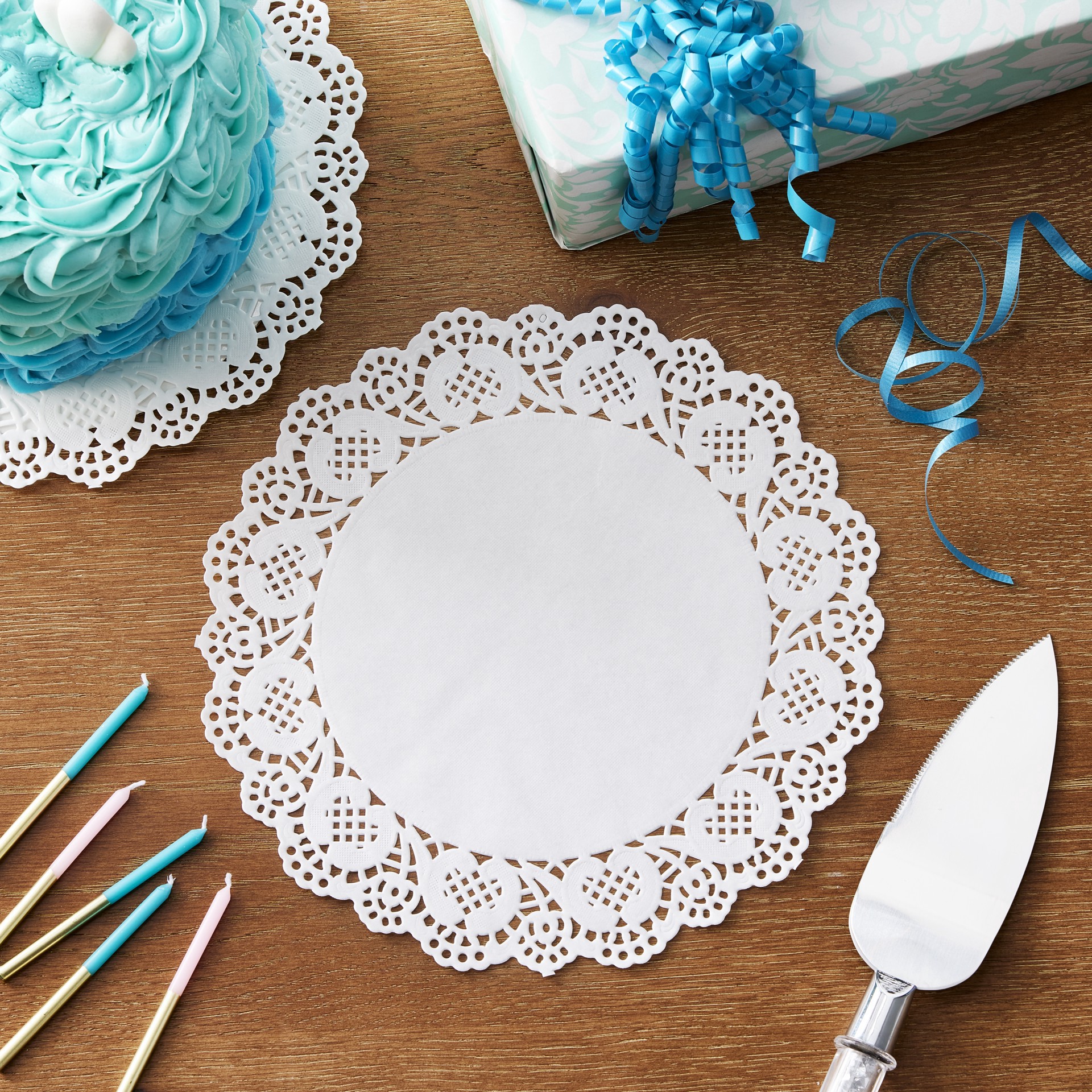 slide 4 of 4, 10" Paper Doilies By Celebrate It, 10 in x 10 in