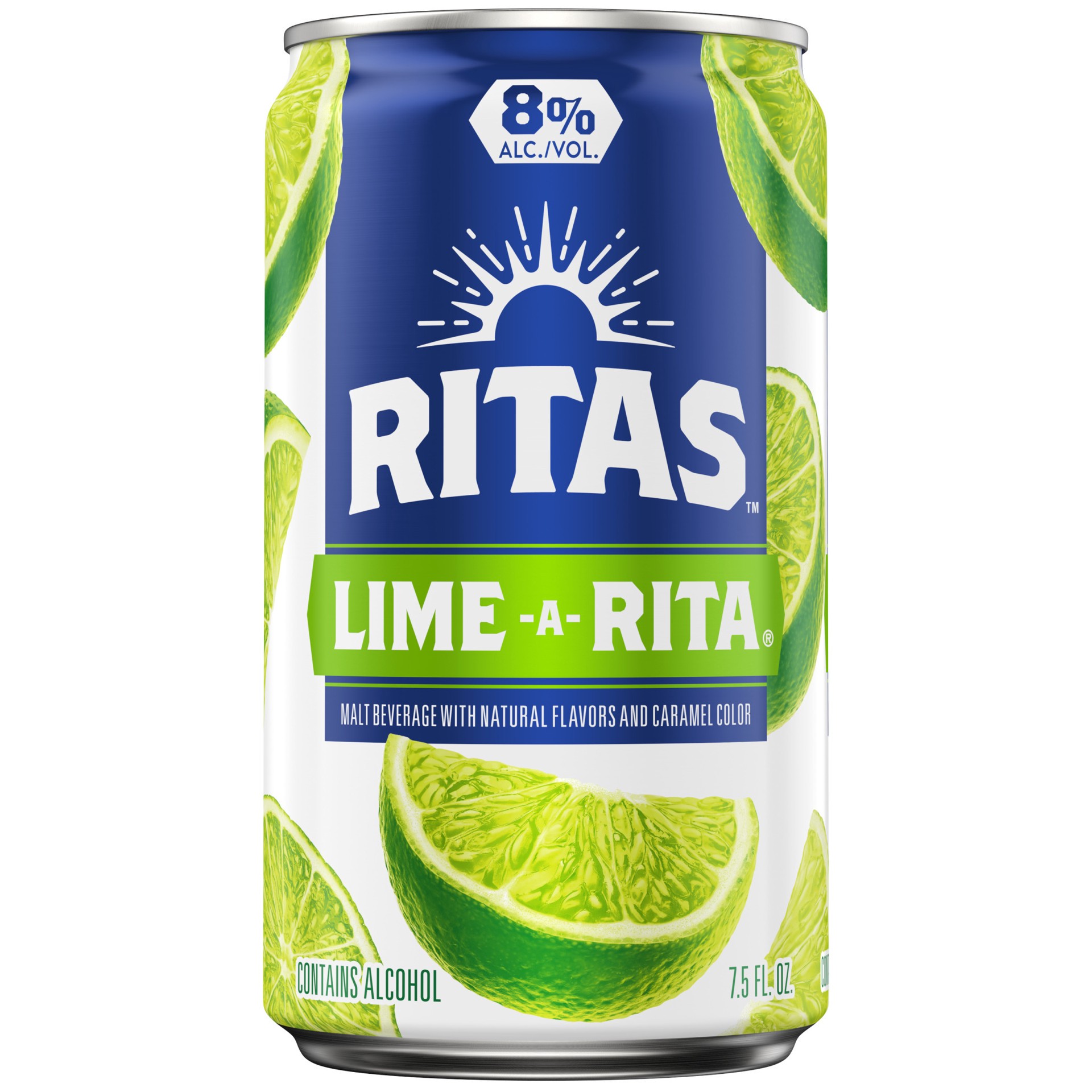 slide 2 of 2, RITAS Ritas Lime-a-rita 7.5 fl oz Single Can, 7.5 oz