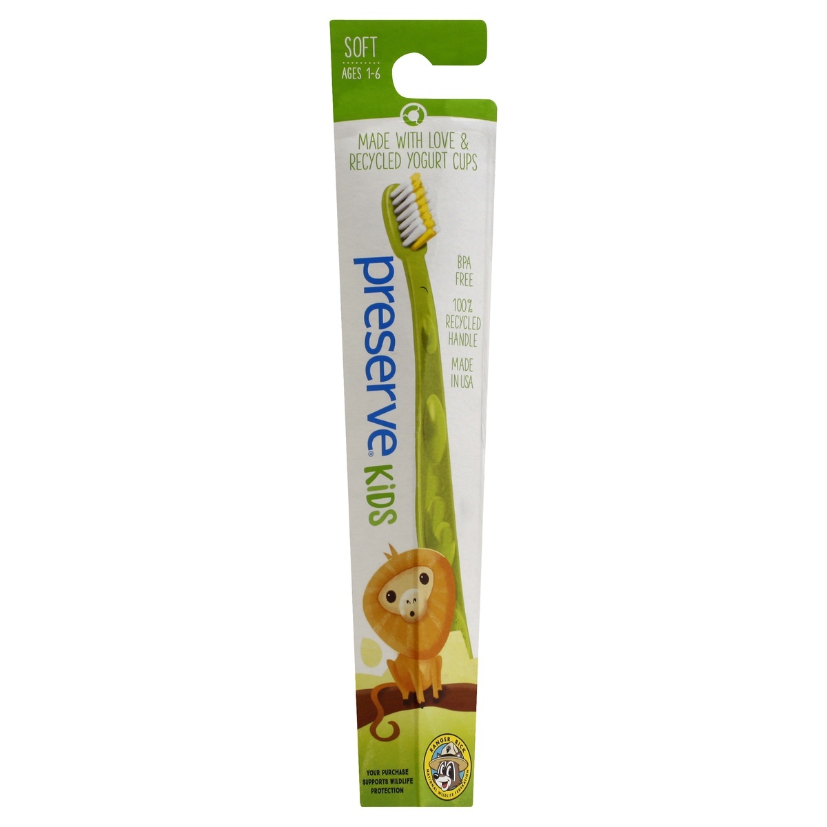 slide 1 of 1, Preserve Junior Soft End Toothbrush, 1 ct