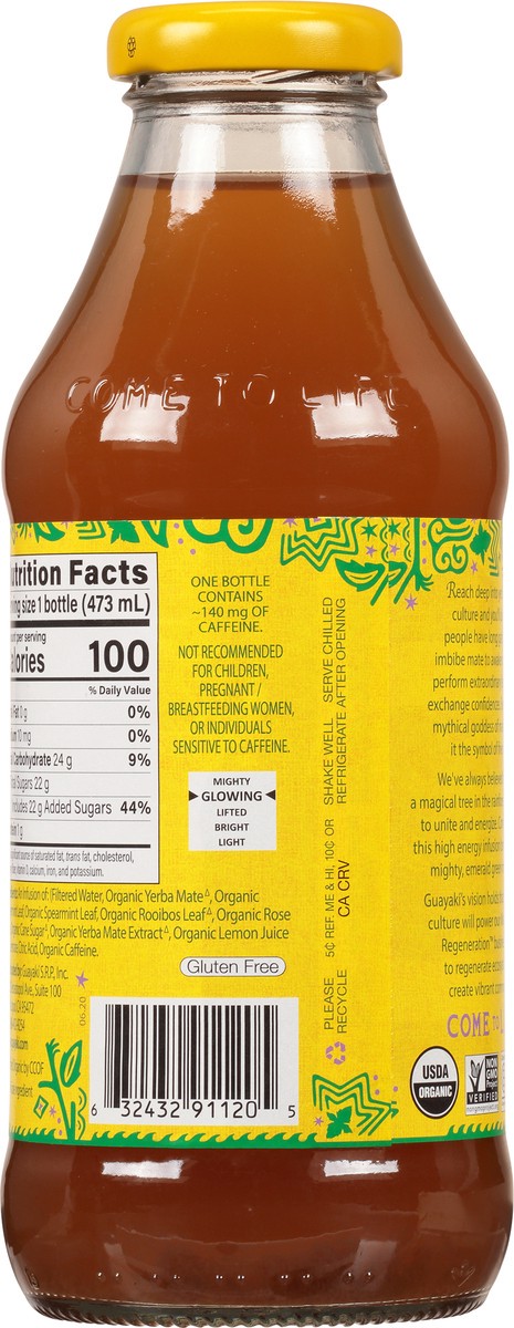 slide 4 of 9, Guayaki Terere Organic Mint Yerba Mate - 16 fl oz, 16 fl oz