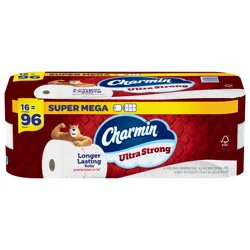 Charmin Ultra Strong Toilet Paper 16 Super Mega Rolls, 363 Sheets Per Roll