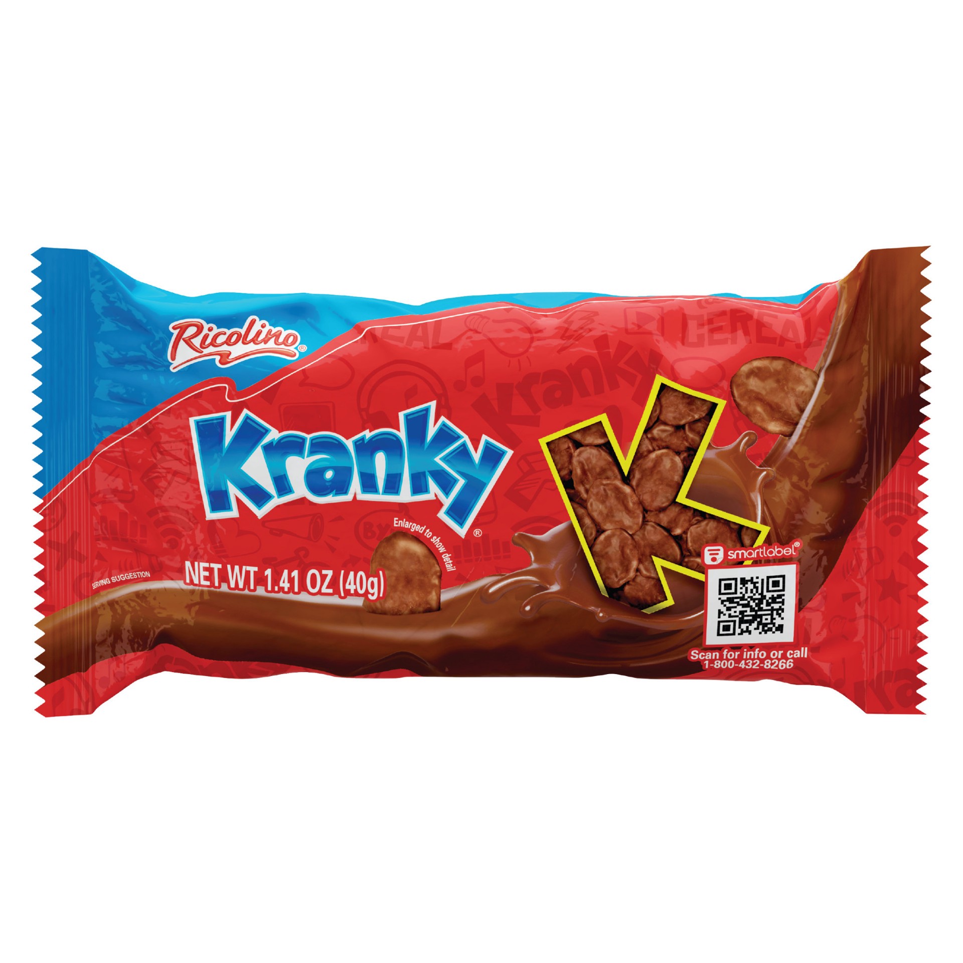 slide 1 of 5, Ricolino Kranky Chocolate Covered Corn Flakes, 1.41 oz