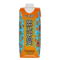 BeatBox Orange Blast Party Punch Cocktail, 11.1% ABV 500ml Tetra