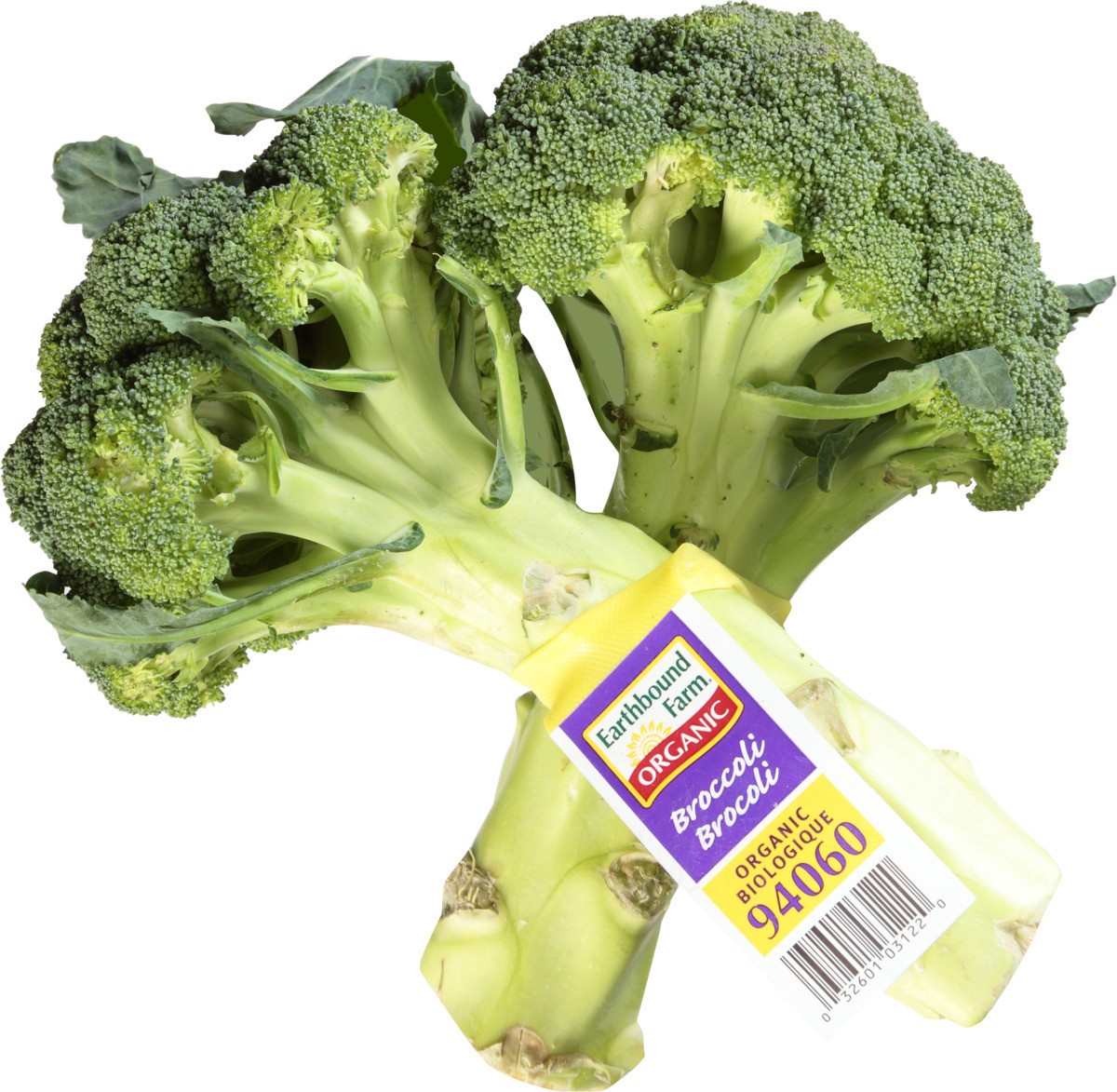 slide 5 of 6, Earthbound Farm Organic Broccoli, 1 ct