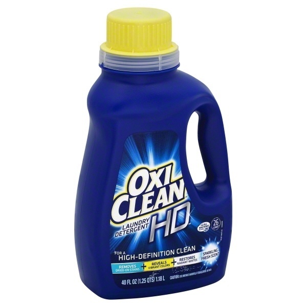 slide 1 of 1, Oxi-Clean Laundry Detergent High Definition Clean Sparkling Fresh, 40 fl oz