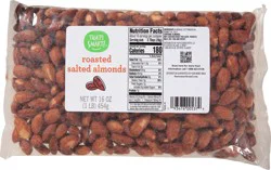 That's Smart! Roasted Salted Almonds - 16 oz | Shipt