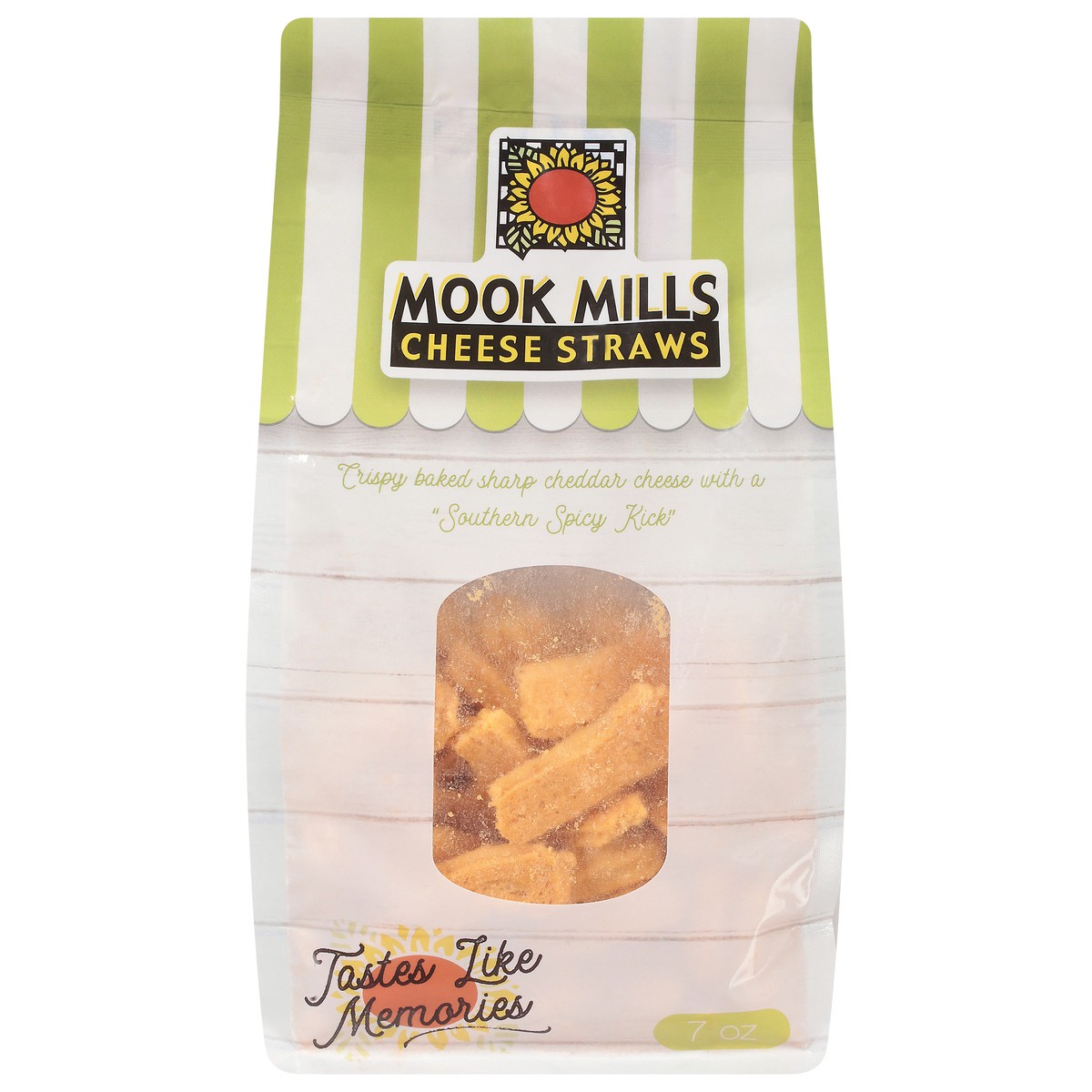 slide 3 of 14, Mook Mills Cheese Straws 7 oz, 7 oz