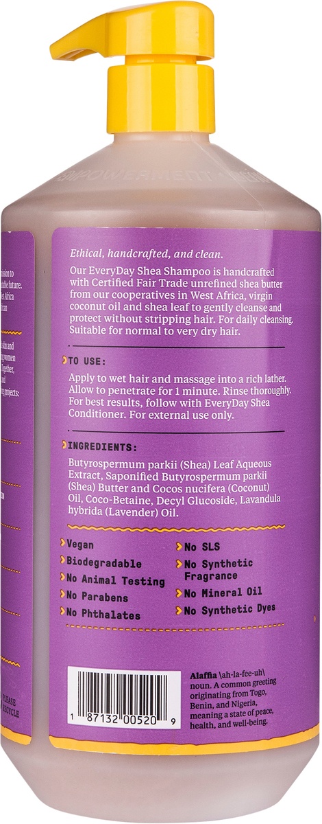 slide 4 of 8, Alaffia Everyday Lavender Moisturizing Shampoo, 32 fl oz