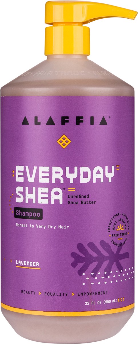 slide 4 of 7, Alaffia Lavender Everyday Shea Shampoo, 32 fl oz