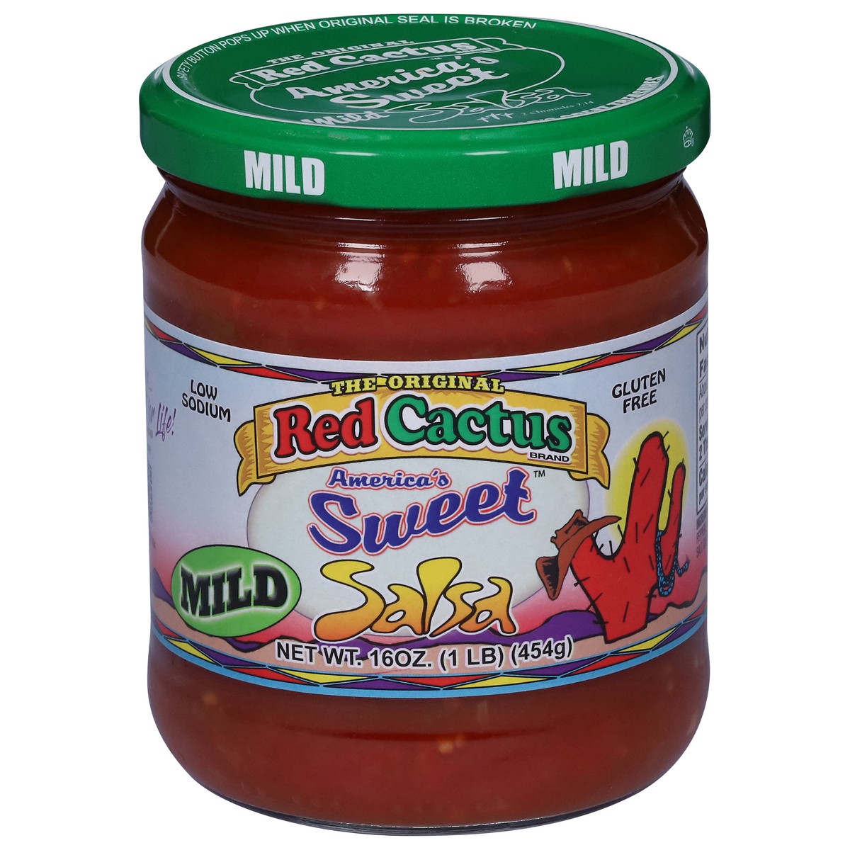 slide 13 of 13, Red Cactus America's Sweet Mild Salsa 16 oz, 16 oz