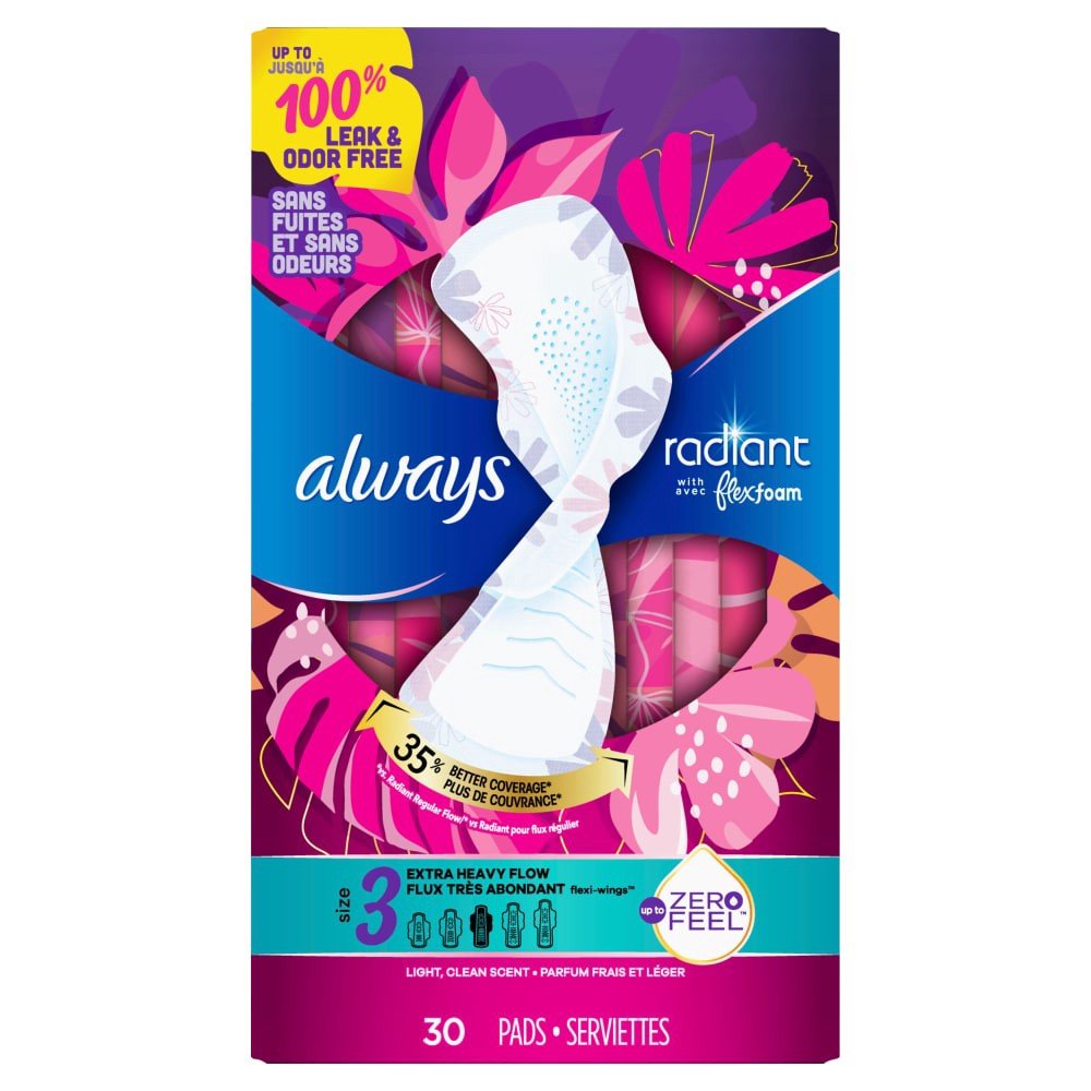 Always Ultra Thin Feminine Pads for Women Size 1 Regular